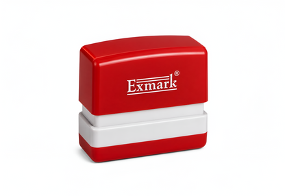 EXMARK X 67×32 mm Pre Ink Stamp (Box of 10)