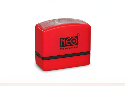 NEO F 50×22 mm Pre Ink Stamp (Box of 10)