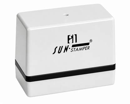 SUN STAMPER TYPE J 16×32 mm Pre Ink Stamp (Box of 10)