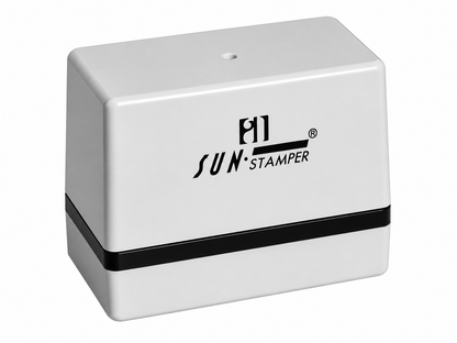 SUN STAMPER TYPE J 16×32 mm Pre Ink Stamp (Box of 10)